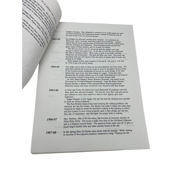 Tri Delta Kappa Chapter History 1894–1994 UNL 100 Years of Sisterhood Aug 1994 - Picture 3 of 7